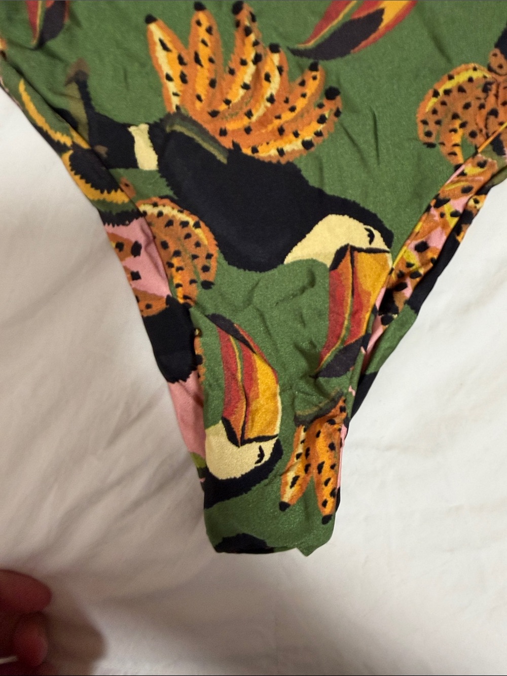FARM Rio Pink Tropical Toucan Bikini Bottoms - Picture 3 of 4